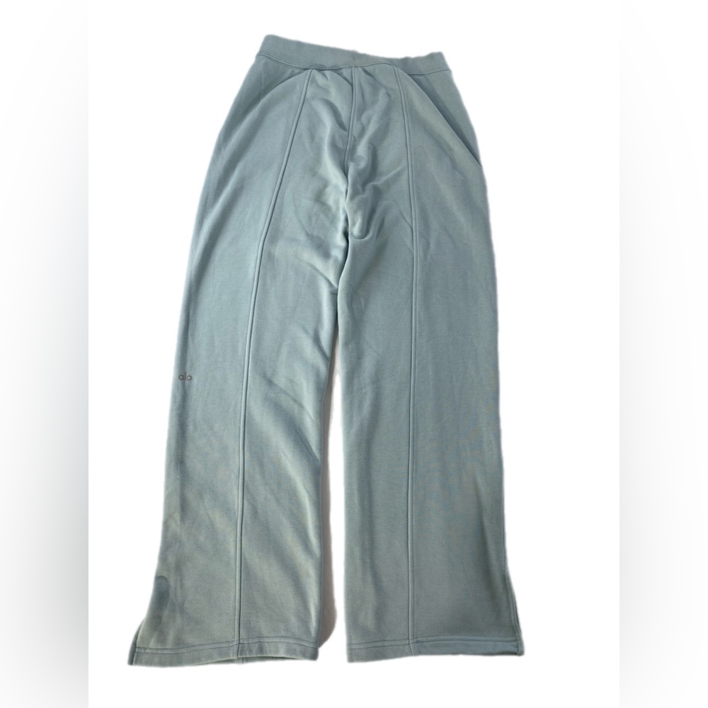 Alo Yoga High Waist Offline straightleg sweatpants Chalk blue Large - Picture 9 of 15